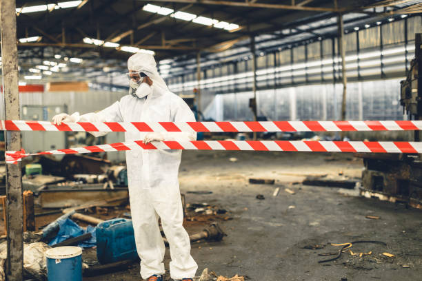 Professional Biohazard technician working in Granville, IL